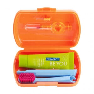 set-de-viaje-naranja set-de-viaje-naranja-curaprox